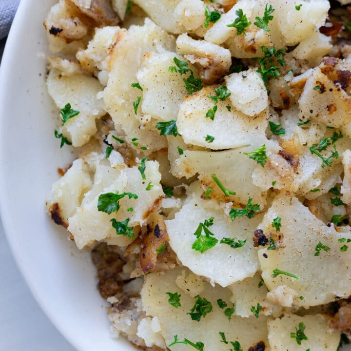 Skillet Fried Potatoes - Recipes With Taste
