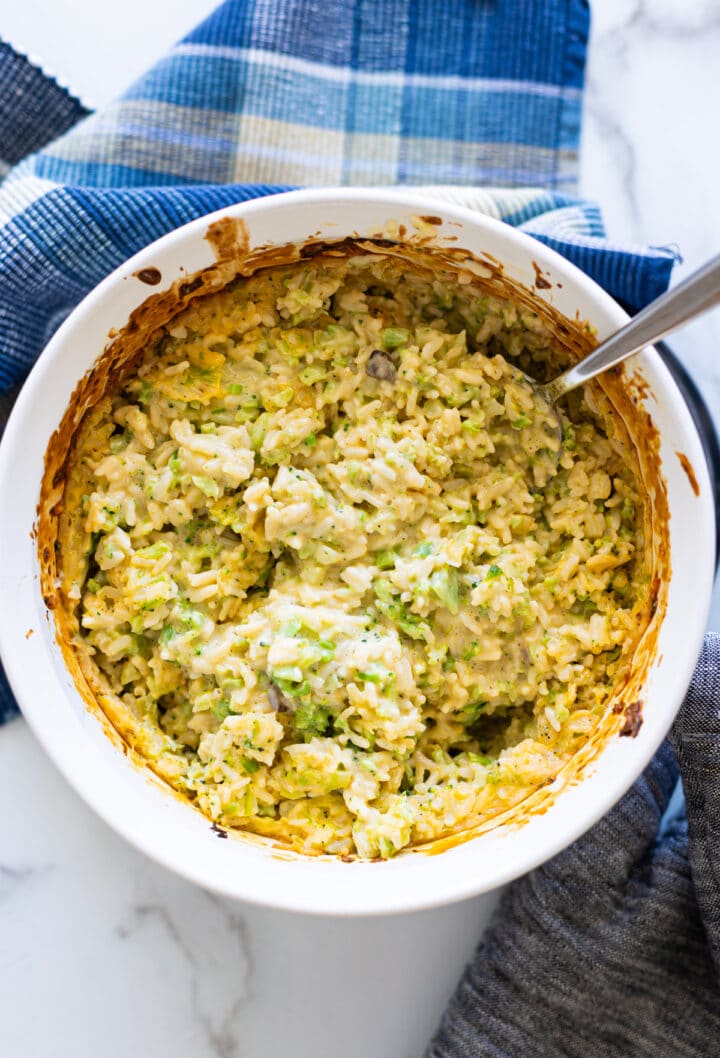 Broccoli Rice Casserole - Recipes With Taste